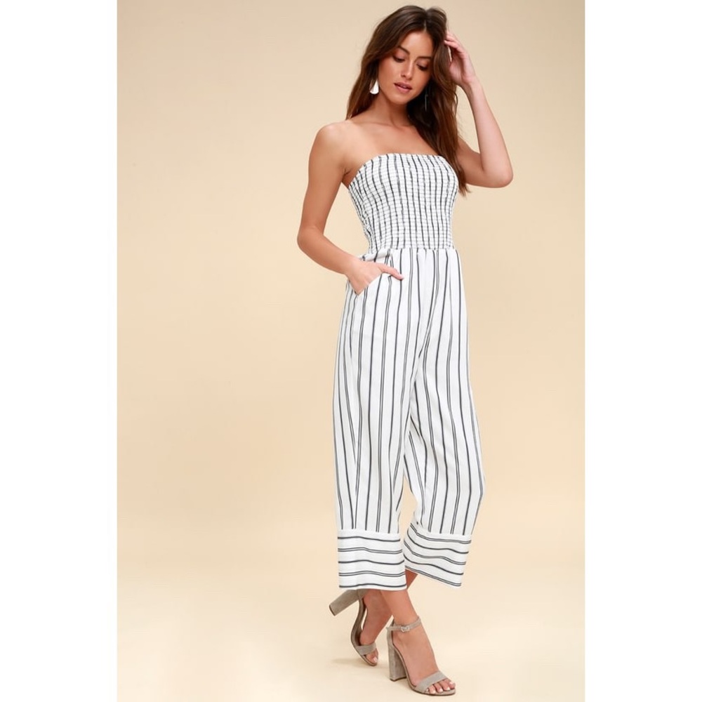 NWT Ali & Jay striped jumpsuit